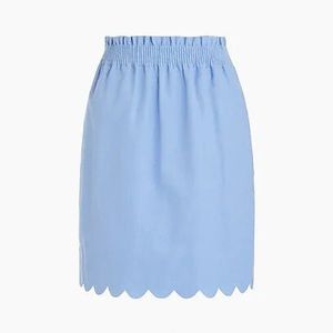 J Crew Scalloped Sidewalk Skirt